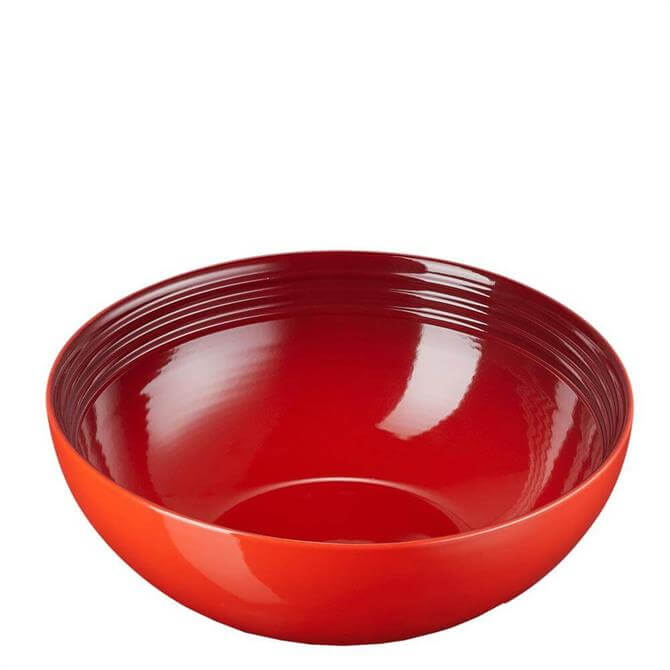 Le Creuset Cerise Stoneware Medium Serving Bowl